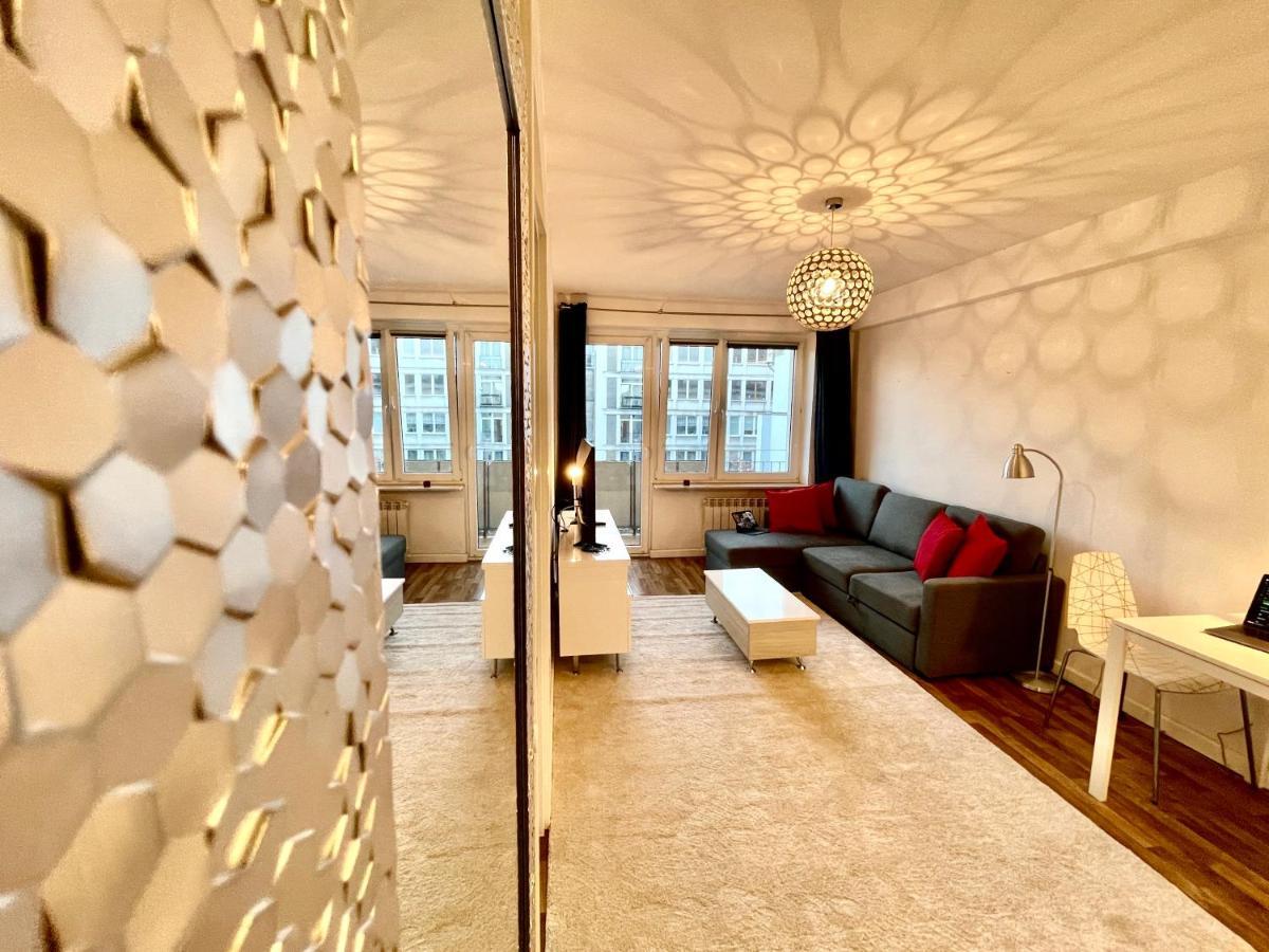 Decor 2 Metro Fast Wifi 55'Tv Netflix Hbo Cozy Appartement Warschau Buitenkant foto