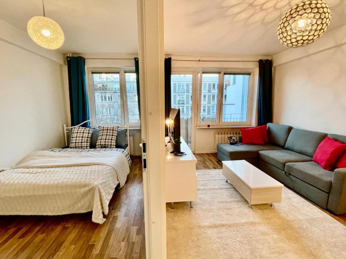 Decor 2 Metro Fast Wifi 55'Tv Netflix Hbo Cozy Appartement Warschau Buitenkant foto